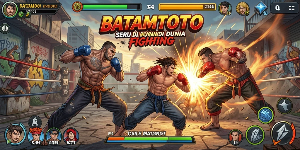 Gameplay seru dalam pertarungan epik di BATAMTOTO.
