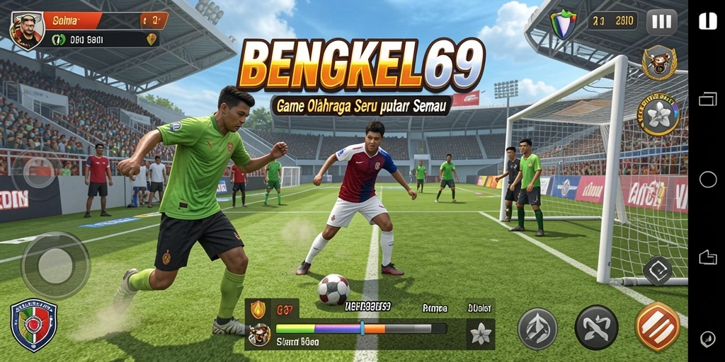 Tampilan gameplay BENGKEL69 yang seru dan interaktif.