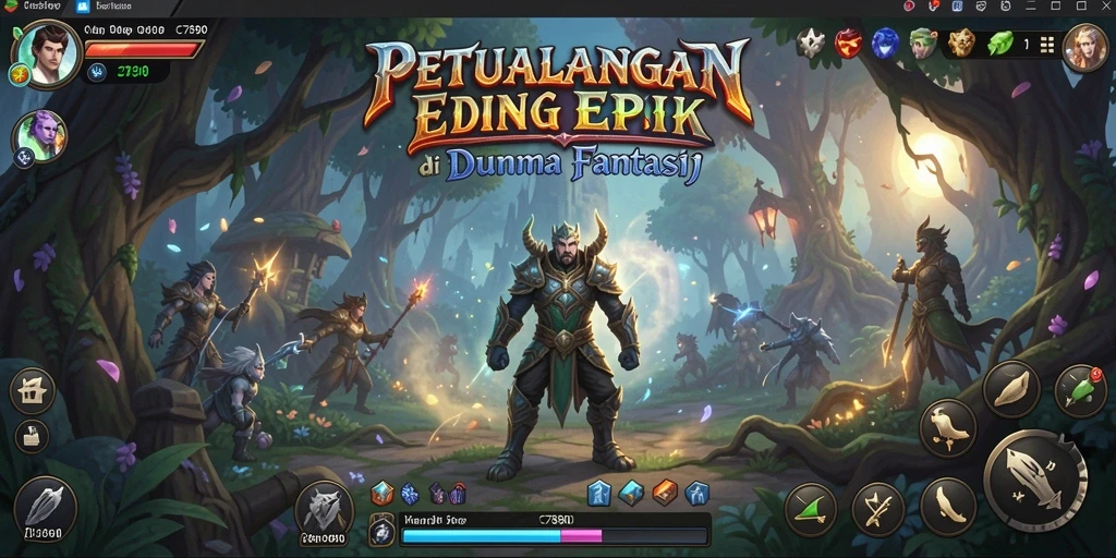 Screenshot menunjukkan aksi pertarungan seru dalam C7890.