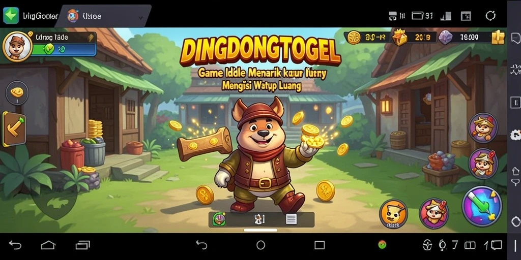 Tampilan gameplay menarik dari DINGDONGTOGEL yang menghibur.
