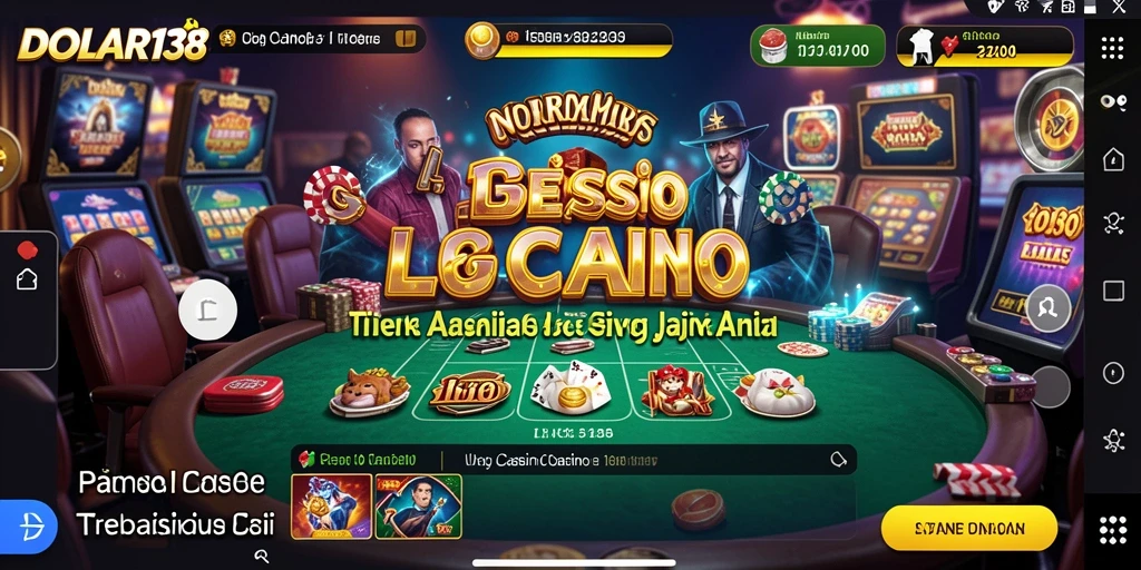 Tampilan menarik dari gameplay DOLAR138 yang menampilkan dealer langsung.