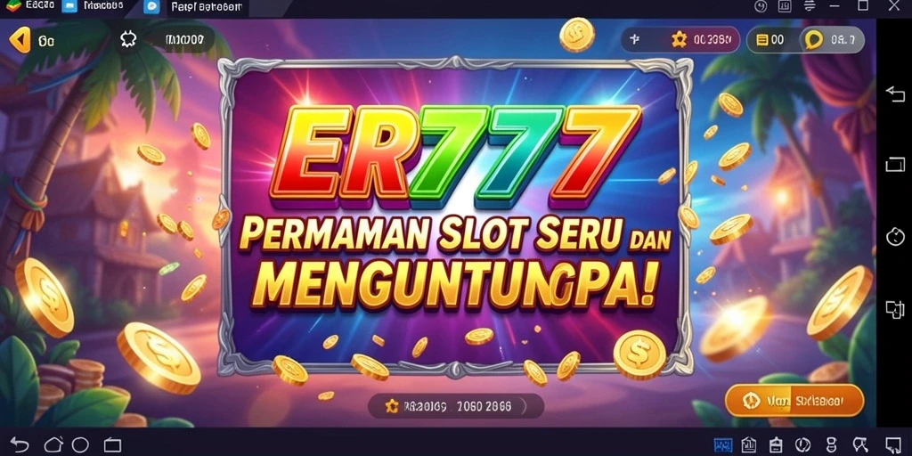Tampilan gameplay menarik dari slot ER777 dengan fitur bonus.