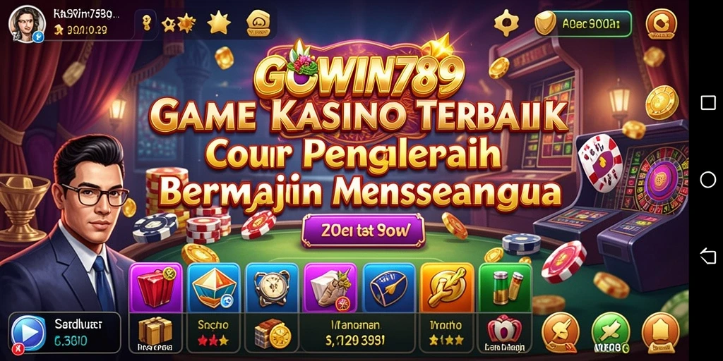 Screenshot GOWIN789 menampilkan gameplay Kasino yang seru.