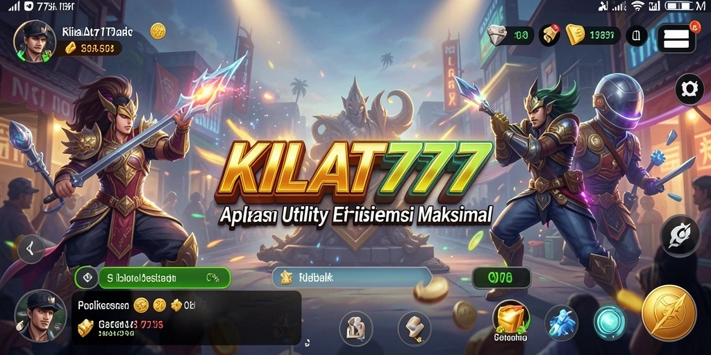 Tampilan antarmuka KILAT777 yang sederhana dan intuitif.