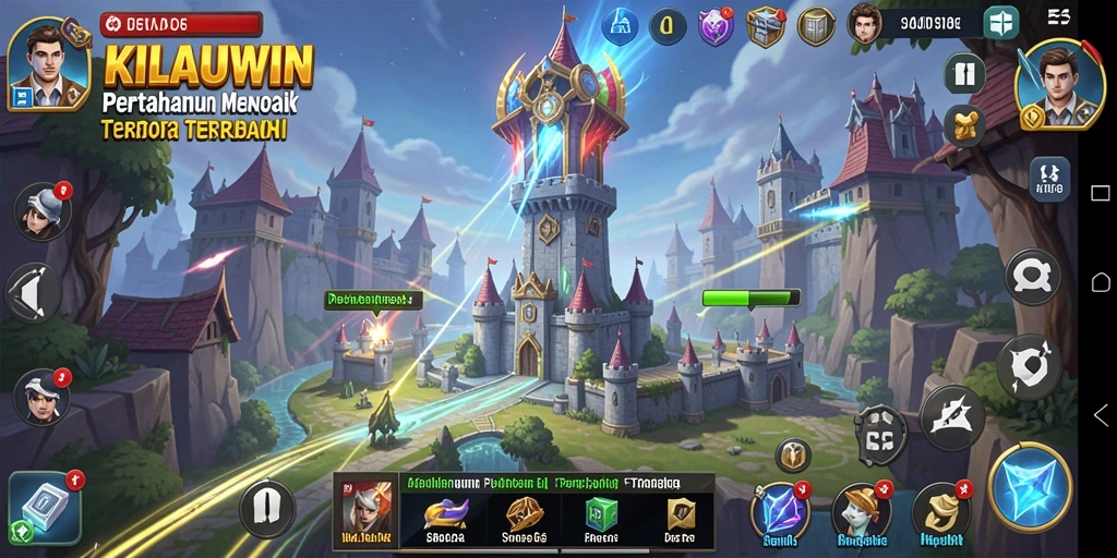 Gameplay KILAUWIN yang menarik dalam Tower Defense yang penuh strategi.