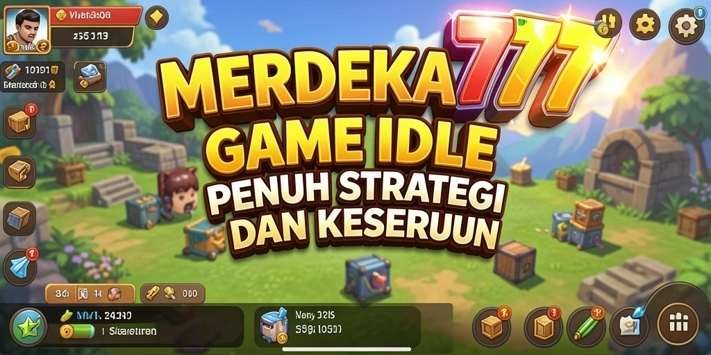 Tampilan gameplay MERDEKA777 dengan elemen Idle yang menarik.