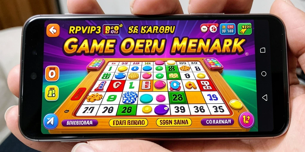 Screenshot RPVIP3 menampilkan aksi seru saat bermain Bingo online.
