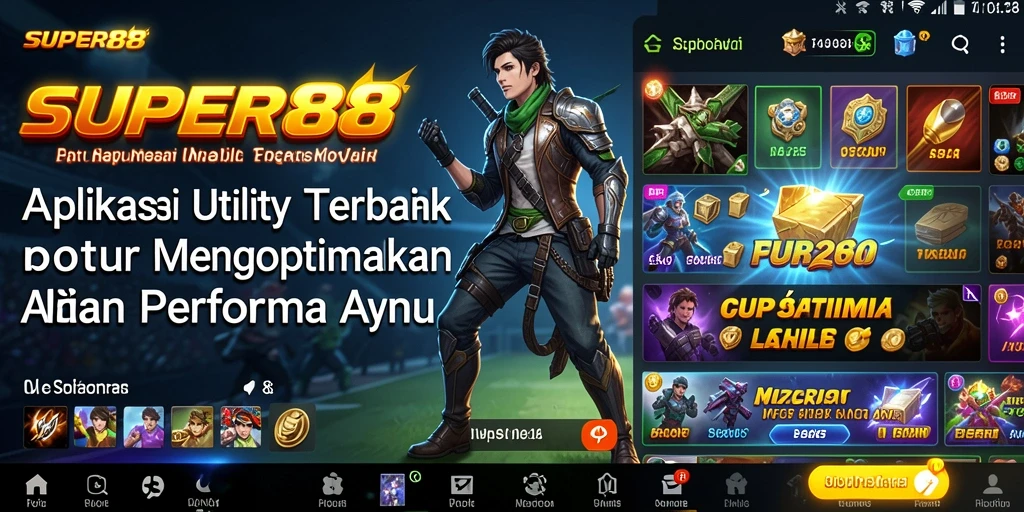 Tampilan antarmuka SUPER88 yang bersih dan mudah digunakan