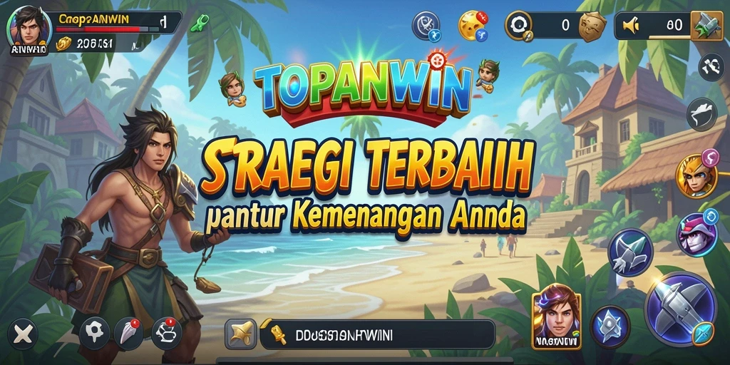 Tampilan gameplay <strong>TOPANWIN</strong> yang penuh strategi dan pertempuran menarik.